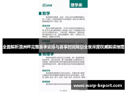 全面解析澳洲杯完整赛季安排与赛事时间规划全景深度权威解读指南 全面解析澳洲杯完整赛季安排与赛事时间规划全景深度权威解读指南