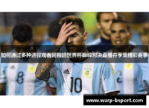 如何通过多种途径观看阿根廷世界杯巅峰对决直播并享受精彩赛事